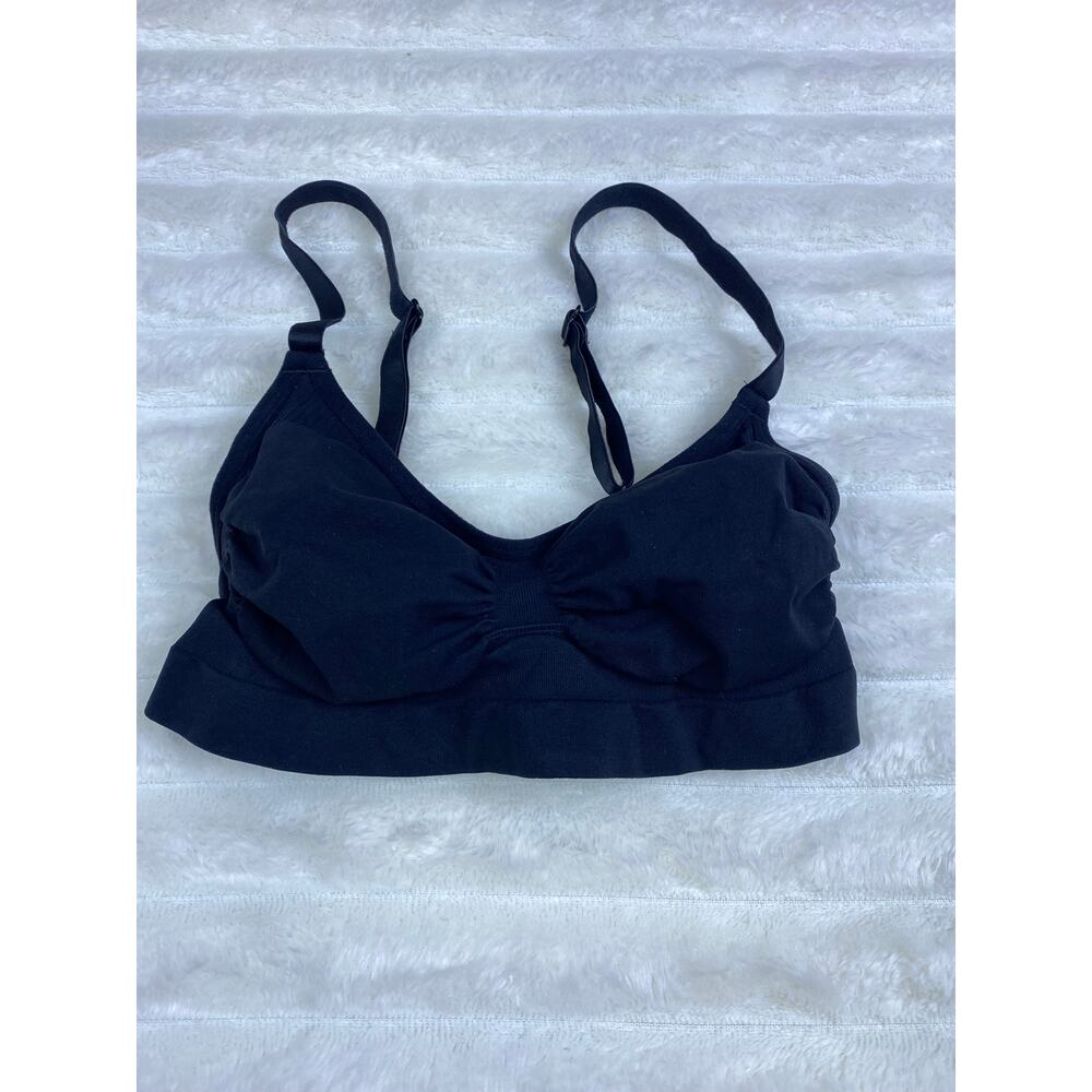 SKIMS Seamless Sculpt Bralette Onyx Black Size S NWOT - Picture 2 of 6